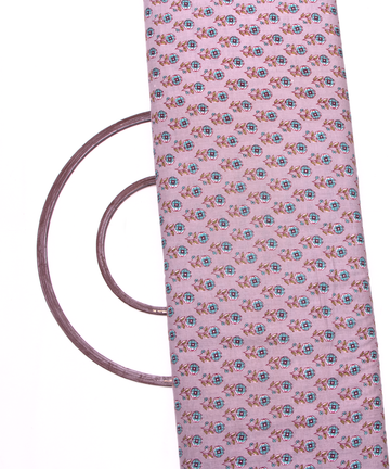 Stone Grey Colour Butti Printed Cotton Fabric